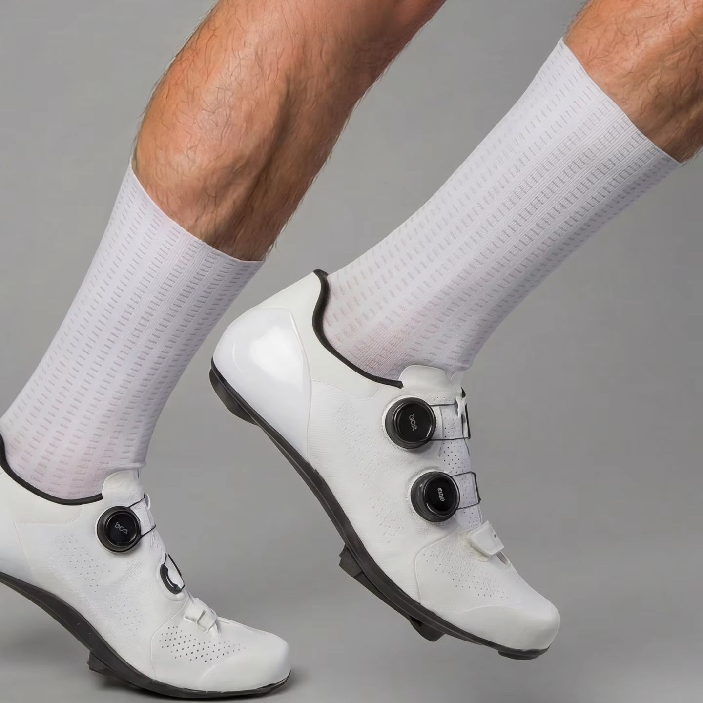 Sports Socks - Professionele, uniseks aero-fietssokken, ademend, zeer elastisch,