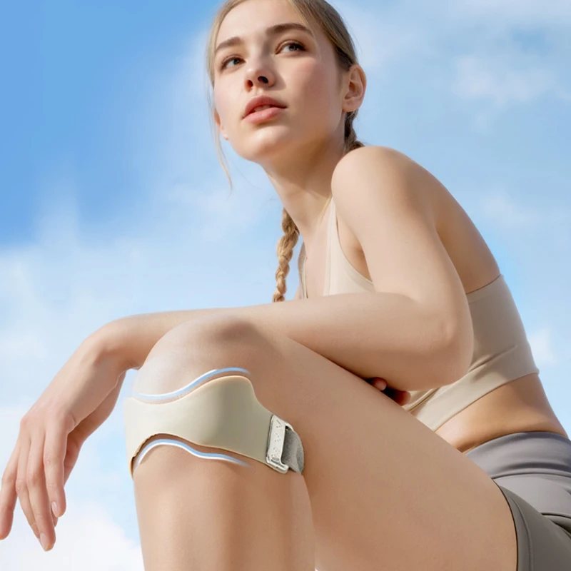 Running Belt - Verstelbare siliconen patellariem Kniebeschermers Kniesteun Bescherming