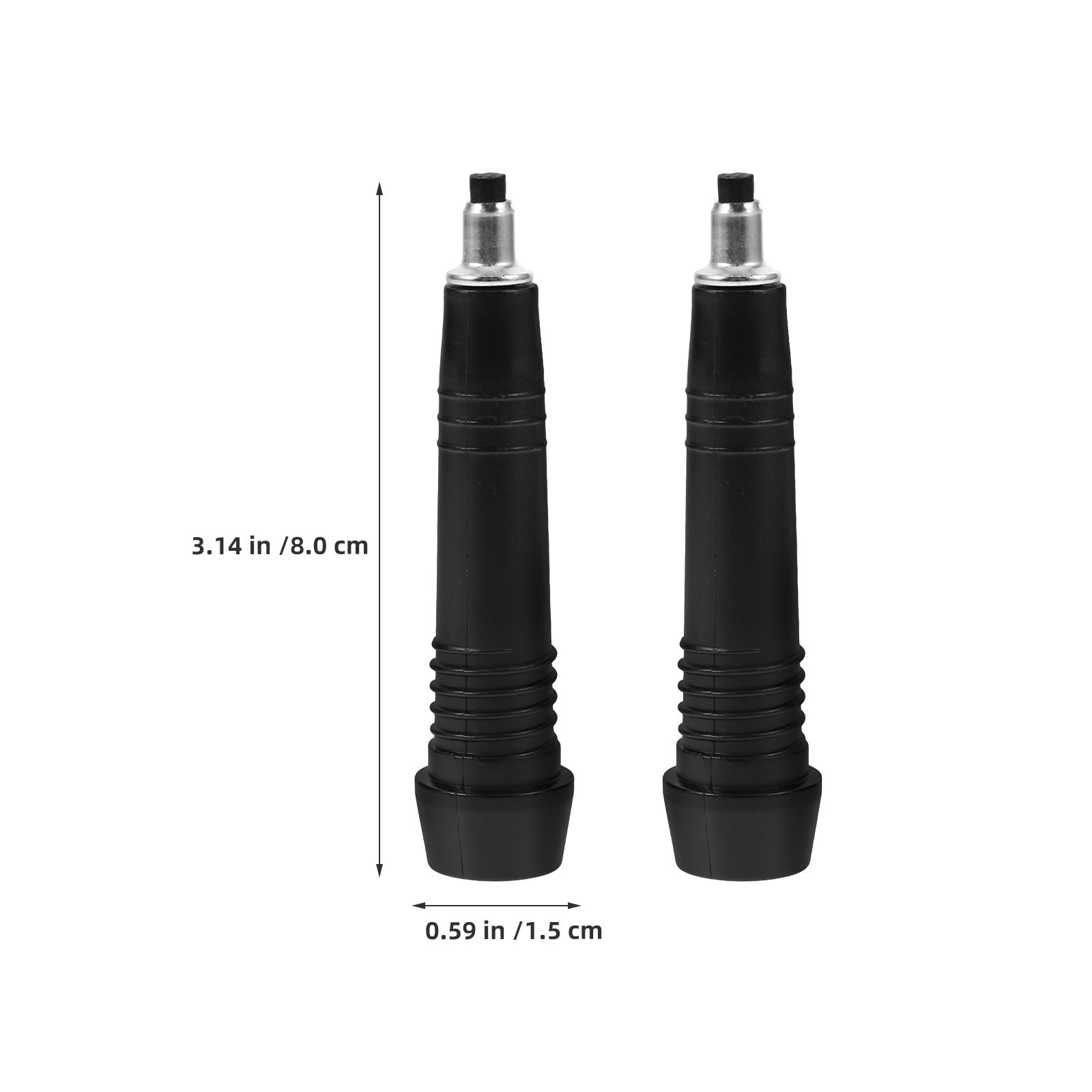 4 stuks vervangende uiteinden  - Trekking Pole Carbon recensie en prijs
