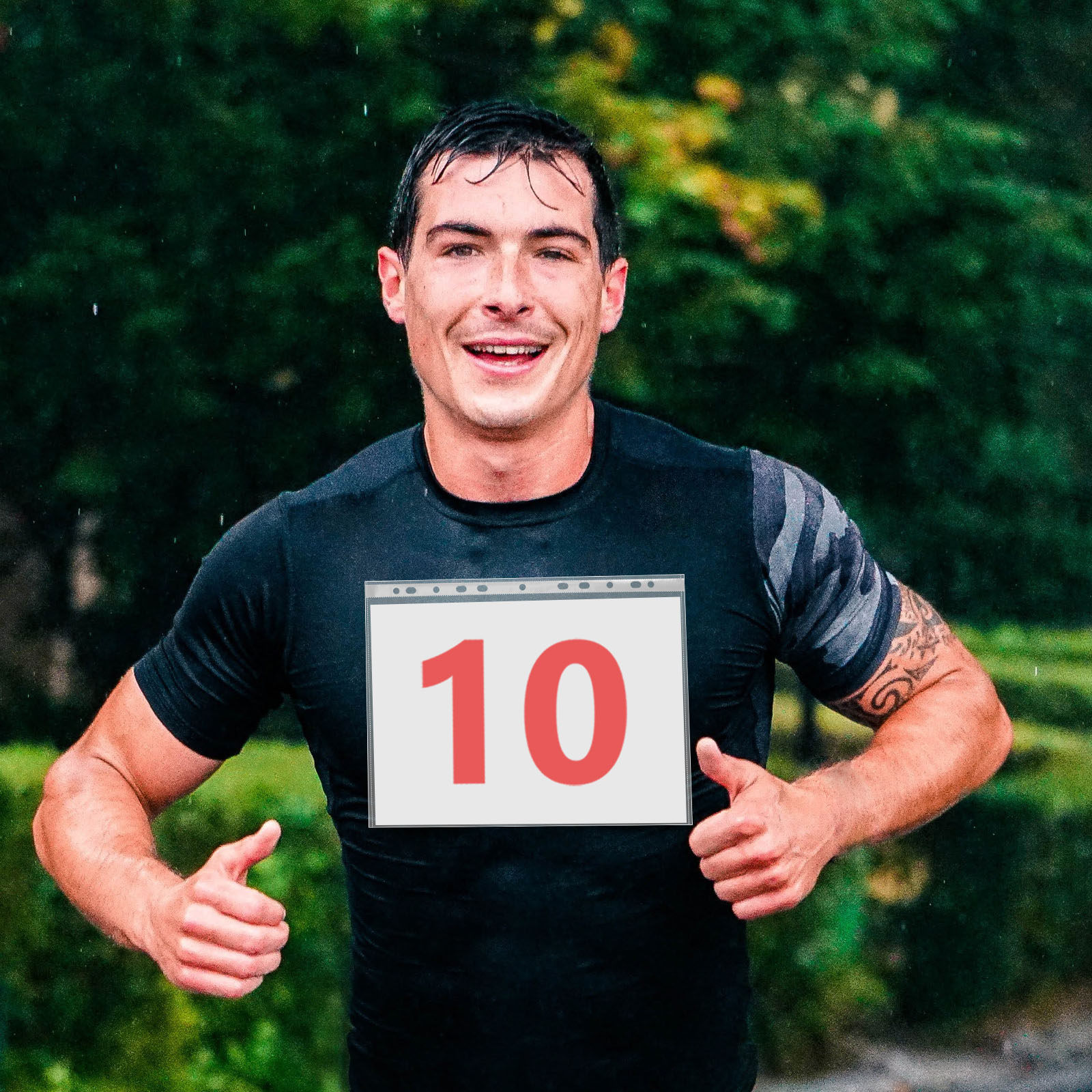 100 stuks transparante nummerh - Race Bib recensie en prijs