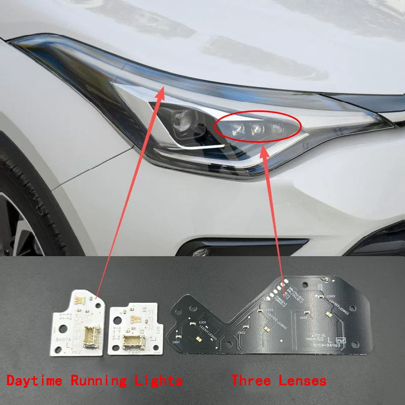 Voor de Toyota CHR-modellen va - Running Headlamp recensie en prijs
