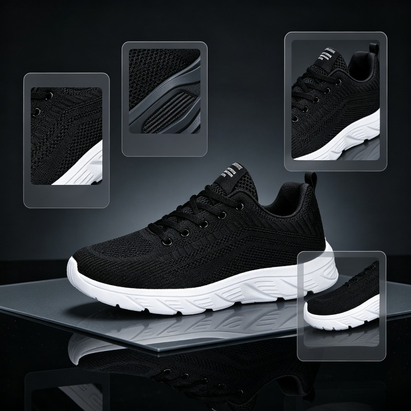 Ademende gebreide sneakers voo - Running Shoes Men recensie en prijs